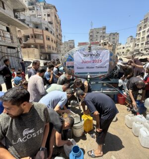 Gaza Water Tanker